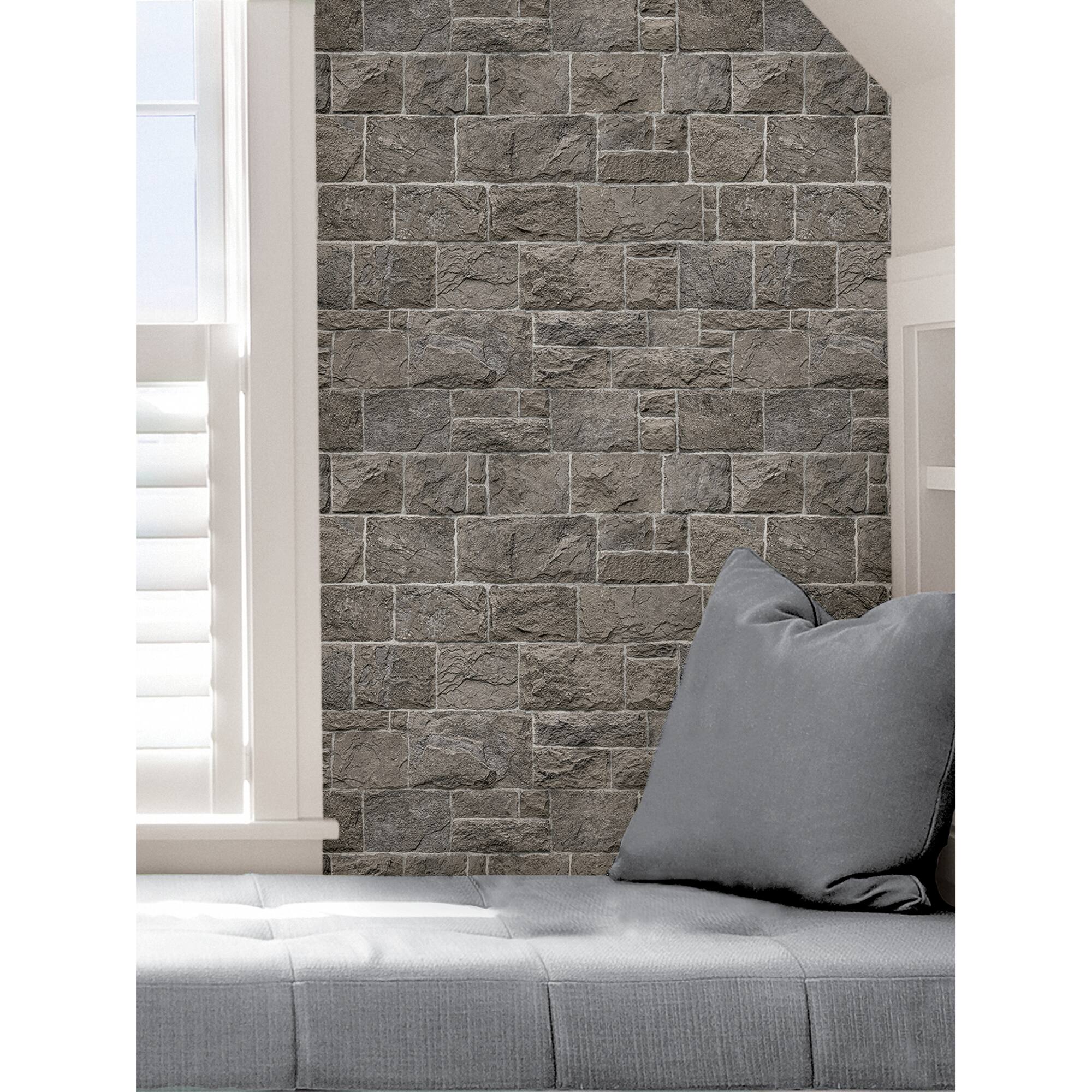 InHome Kennedy Stone Peel & Stick Wallpaper